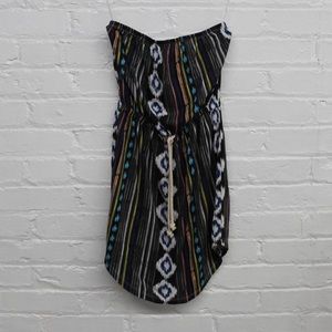 Strapless Asymmetrical Dress